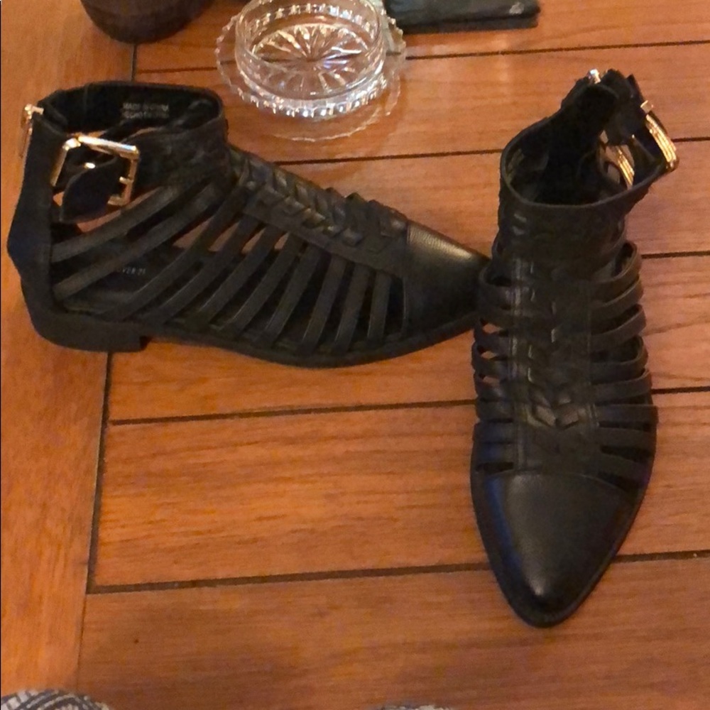 Caged booties